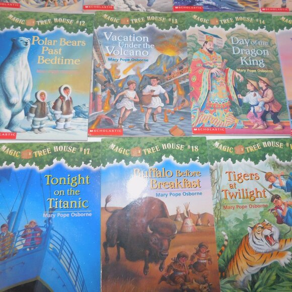 Lot Set 28 Magic Tree House Paperback Books Mary Pope Osborne Scholastic - Picture 10 of 14